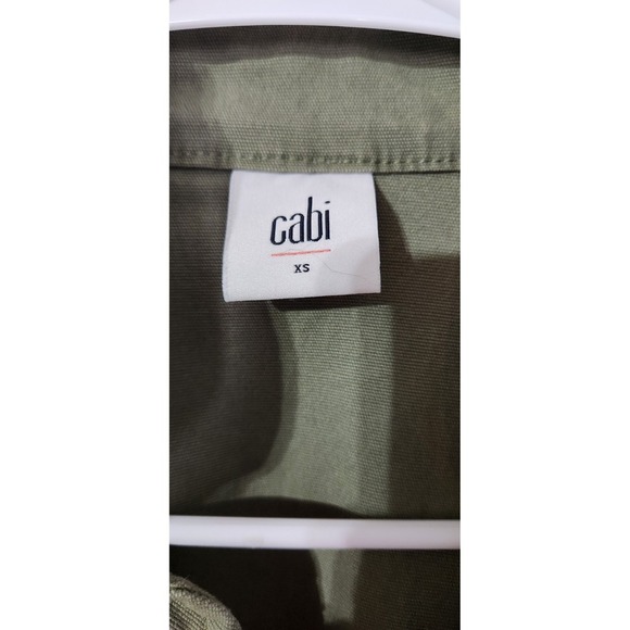 CAbi Explorer Utility Vest Jacket Full Zip Womens Size XS Green - Picture 2 of 4